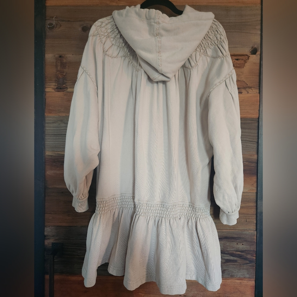 NWT XS Free People Marty Smocked Mini Dress MINOR STAINS SEE IMAGES - Picture 5 of 9